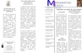 ARIANISTAS ÉXICO Boletín No. 2 CONTENIDO PUBLICACION MENSUAL HACED LO QUE ÉL OS DIGA ABRIL 2006 o Los Prenovicios o Los Novicios o Univ. St. Marys en Puebla.