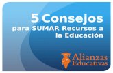 Webinar: 5 consejos para SUMAR Recursos a la Educación