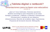 ¿Tableta digital o netbook?