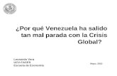 Venezuela en la coyuntura economica