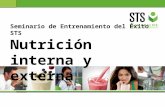 Seminario de Entrenamiento del Éxito STS Nutrición interna y externa.