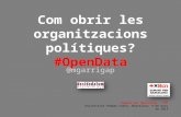 Presentació Open Data com a via per a fer més transparents els partits polítics