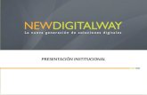 Institucional New Digital Way