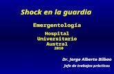 Shock en la guardia 2010 Emergentología Hospital Universitario Austral Dr. Jorge Alberto Bilbao Jefe de trabajos pràcticos.
