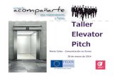 Taller Elevator Pitch. Mar­a Calvo