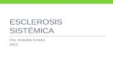 ESCLEROSIS SISTÉMICA Dra. Graciela Grosso 2012. Esclerosis Sistémica Enfermedad difusa del tejido conectivo caracterizada clínicamente por engrosamiento.