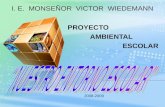 PROYECTO AMBIENTAL ESCOLAR 2008-2009 I. E. MONSEÑOR VICTOR WIEDEMANN.