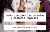 "Hootsuite para las pequeñas y medianas empresas" con Francisco Dominguez