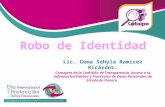 Consejera de la Comisión de Transparencia, Acceso a la Información Pública y Protección de Datos Personales de Estado de Oaxaca. Lic. Gema Sehyla Ramírez.