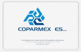 COPARMEX es… Confederación Patronal de la República Mexicana Insurgentes Sur, 950 1ro. y 2do pisos, Colonia Del Valle, C.P. 03100 Tel.