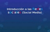 Introducción a las Redes Sociales (Social Media)