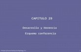 Principles of Human Anatomy and Physiology, 11e1 CAPITULO 29 Desarrollo y Herencia Esquema conferencia.