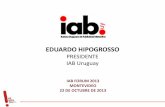 Presentación del IAB Forum 2013 - Ing. Eduardo Hipogrosso