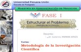 Metodología de la Investigación Científica Universidad Peruana Unión Escuela de Postgrado Docente: Curso: Dr. Guillermo, MAMANI APAZA.