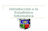 Introducción a la Estadística Informática 2014 - 1.
