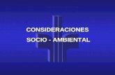 CONSIDERACIONES SOCIO - AMBIENTAL. äGas como Combustible äGeneración Eléctrica a Gas CAMISEA: Motor de crecimiento para Perú äCompetitividad äBalanza.