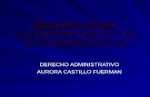 SEGUNDA UNIDAD: LA FUNCION PUBLICA Y EL ACTO ADMINISTRATIVO DERECHO ADMINISTRATIVO AURORA CASTILLO FUERMAN.