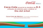 Coca-Cola anuncia la siembra de 8.5 millones de árboles para celebrar el Día del árbol