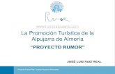 La Promoción turística de la Alpujarra de Almería-Proyecto Rumor. Redes Sociales.