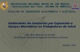 UNIVERSIDAD NACIONAL MAYOR DE SAN MARCOS (Universidad del Perú, DECANA DE AMÉRICA) FACULTAD DE INGENIERÍA ELECTRÓNICA Y ELÉCTRICA Radiaciones No Ionizantes.