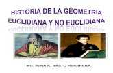 ..Historia de la geometria euclidiana y no euclidiana