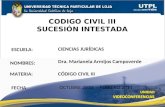 CODIGO CIVIL III SUCESION INTESTADA