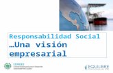 Responsabilidad Social …Una visión empresarial A desarrollar… Qué es RS Empresarial? Origen de la RSE Componentes de la empresa a los que aplica Proceso.