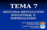 Tema 7    segunda revolución industrial  e imperialismo