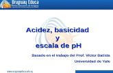 1 Acidez, basicidad y escala de pH Basado en el trabajo del Prof. Víctor Batista Universidad de Yale.