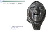 Escultura del XX: hierro Cabeza de Montserrat gritando. Julio González.
