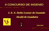 II CONCURSO DE INGENIO I. E. S. Doña Leonor de Guzmán Alcalá de Guadaíra 2004-2005.