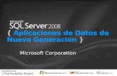{ Aplicaciones de Datos de Nueva Generación } Microsoft Corporation.