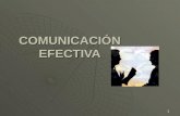 1 COMUNICACI“N EFECTIVA. 2 Agenda Principios de la comunicaci³n. Principios de la comunicaci³n. Comunicaci³n Organizacional. Comunicaci³n Organizacional