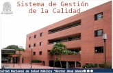Facultad Nacional de Salud Pública Héctor Abad Gómez Sistema de Gestión de la Calidad Sistema de Gestión de la Calidad.