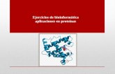 Ejercicios de bioinformática aplicaciones en proteínas.