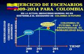 HOY 2009 GOBERNABILIDAD CRECIMIENTO ECONOMICO BIENESTAR SOCIAL 20102014 COLOMBIA SI FUTURO: PAZ Y PROSPERIDAD, SU PROBABILIDAD BAJA. COLOMBIA SI FUTURO: