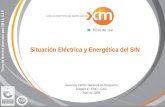 Situación Eléctrica y Energética del SIN Gerencia Centro Nacional de Despacho Dirigido a : CNO - GAS Abril de 2009.