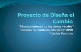 Mantenimiento de las áreas verdes Escuela Secundaria Oficial N°1090 Carlos Fuentes.
