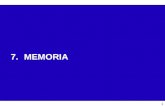 7.MEMORIA 1. 2 1.Estructura Jerárquica de la Memoria 2.Memoria Caché 3.Memoria Principal 4.Memoria Virtual MEMORIA.