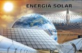 ENERGIA SOLAR Presenta: Ricardo García Carrillo. Básicamente, la radiación solar se puede aprovechar de dos maneras, ya sea por medio de calor mediante.