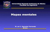 Universidad Nacional Autónoma de México Facultad de Ingeniería Mapas mentales M. en C. Gerardo Ferrando Bravo.