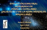 Andrea V. Ahumada Juan J. Clariá Eduardo Bica EVOLUCIÓN ESPECTRAL INTEGRADA DE CÚMULOS ESTELARES GALÁCTICOS Y DE LA NUBE MENOR DE MAGALLANES.