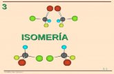3 3-1 J.M.Báñez Sanz Química II ISOMERÍA. 3 3-2 J.M.Báñez Sanz Química II Tema 3. ISOMERÍA DE LOS COMPUESTOS ORGÁNICOS. Isomería estructural. Isomería.