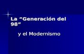La Generación del 98 y el Modernismo Crisis de fin de siglo Teoría del átomo (Rutherford) Teoría del átomo (Rutherford) Descubrimiento de la radioactividad.