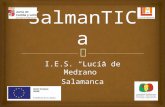 I.E.S. Lucía de Medrano Salamanca. Interdisciplinar Imbricado en las programaciones de los departamentos y del centro. Dirigido a 1º y 2º de ESO. Desarrollo.