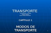TRANSPORTE Compilación y armado Sergio Pellizza Banco datos biblioises CAPÍTULO 1 MODOS DE TRANSPORTE 1.