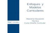 Enfoques y Modelos Curriculares Maestría Educación Técnica Curso Diseño Curricular.