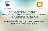 HOSPITAL ESCUELA DE SALUD MENTAL UNIVERSIDAD DE LA PUNTA INSTITUTO DE ESTUDIOS SOCIALES Y PSICOSOCIALES “CURSO DIPLOMADO EN PREVENCIÓN Y TRATAMIENTO DEL.