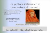 La pintura italiana en el duecento y el trecento. Los siglos XIII y XIV en la pintura de Italia. Paolo Uccello: ¿Retrato de Giotto? MATERIAL REVISADO POR: