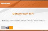 Datastream D7i Sistema para Administración de Activos y Mantenimiento.